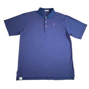 Vtg Peter Millar Polo Golf Shirt 1907 Size XL Preppy Athletic Sportcore Classic
